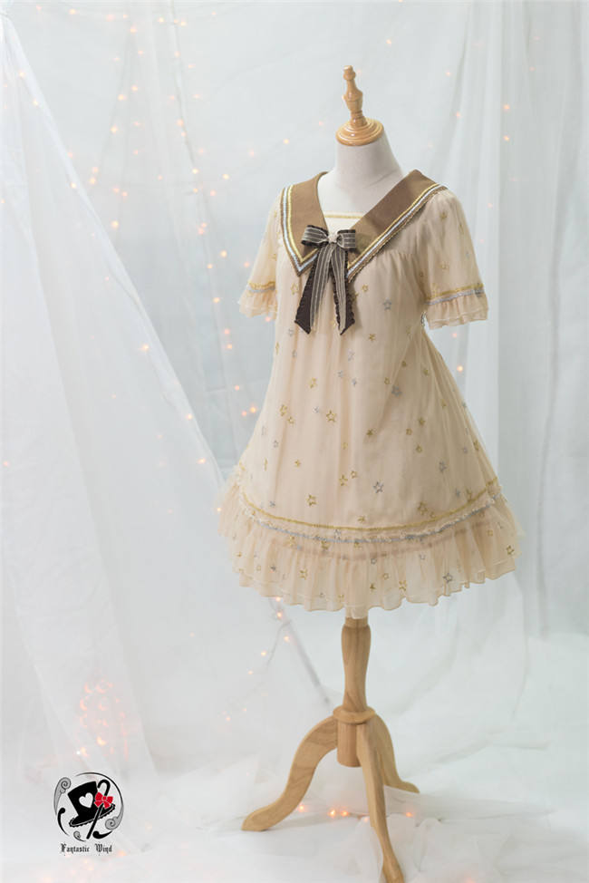 Planetesimals~ Summer Embroidery Lolita OP Dress -Pre-order Closed