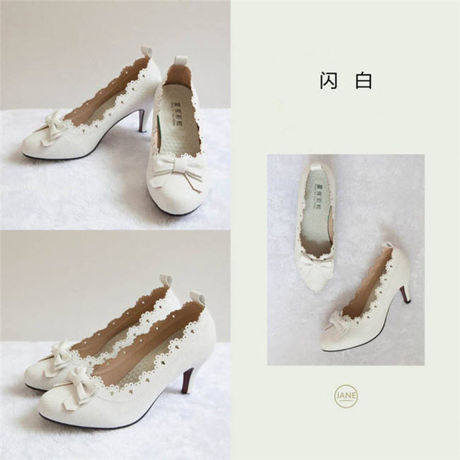 Lost Sister- Sweet Bows Lolita Heels Shoes - 3 Ways Wear