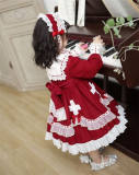 Unideer & Starwish Collaboration ~Maiden Cross Lolita OP for Kids -Limited Quantity Pre-order Closed