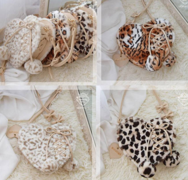 Repair of Love/Star~ Sweet Lolita Fur Hand Bag/Cross-body Bag