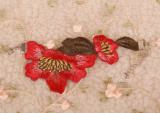 Red Lace Vintage Flower Lolita Bracelet-out