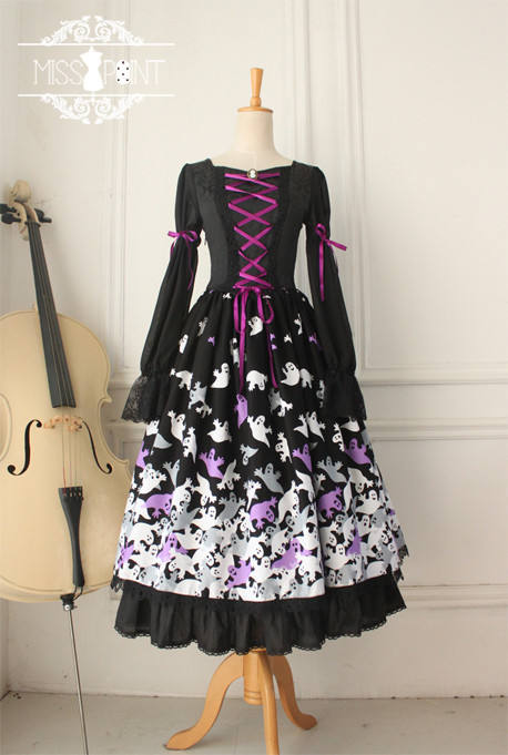 Miss Point ~Halloween Ghost Party~ Lolita OP Dress - OUT