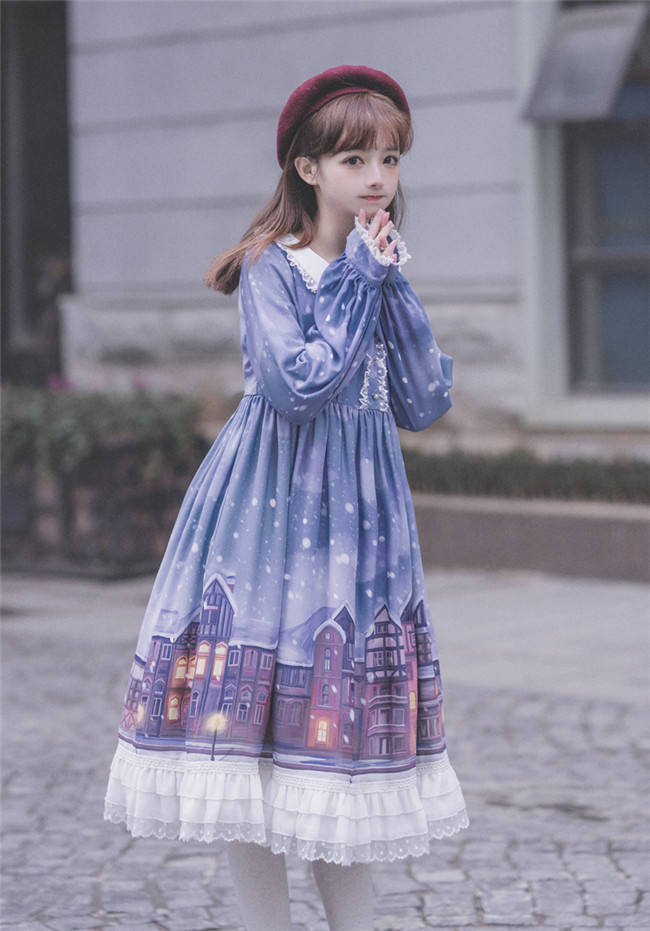 Warm House In Snow~ Sweet Lolita OP/JSK out