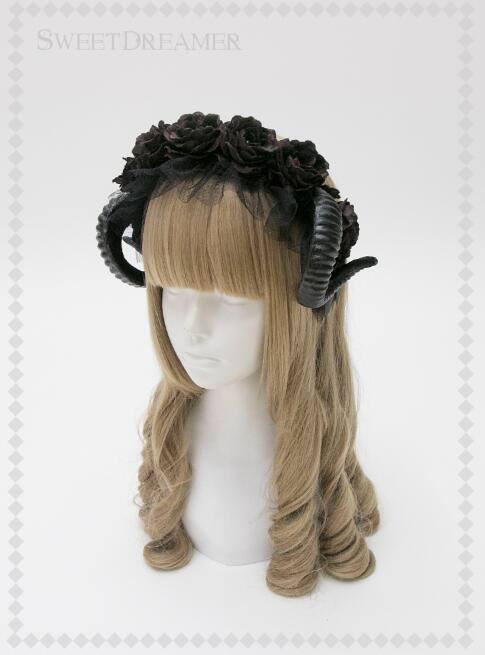 Cutie Creator -Evil Bridal~ Lolita Headband + Veil Set