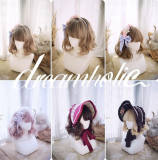 Little Poppy~ Sweet Lolita Short Curls Wig 30cm -In Stock