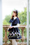 Miss Point Flowers Embroidery Lolita JSK With Cape -OUT