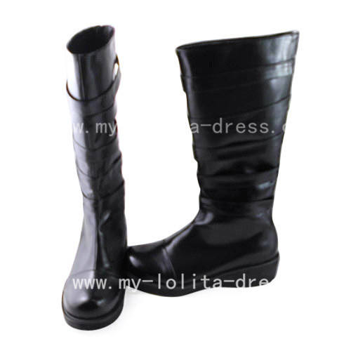Gothic Black Elegant High Shaft Boots
