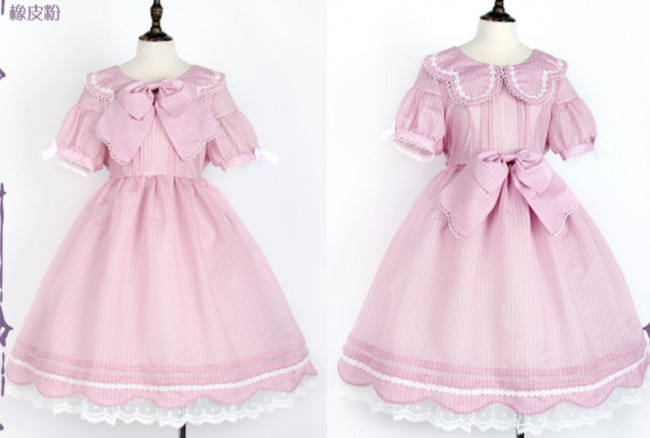 Pumpkin Cat Lolita ~Sweet Toothache~ Lolita OP -Ready made