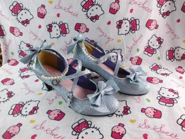 Antaina Tea Party Glitter Lolita Shoes