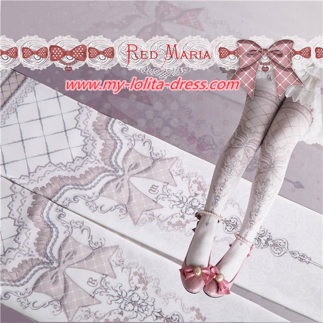 Miss Grace ~Vintage Double-sides Lolita Tights