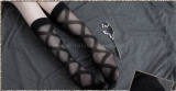 Ribbon Doll~Summer Glass Silk Lolita Socks