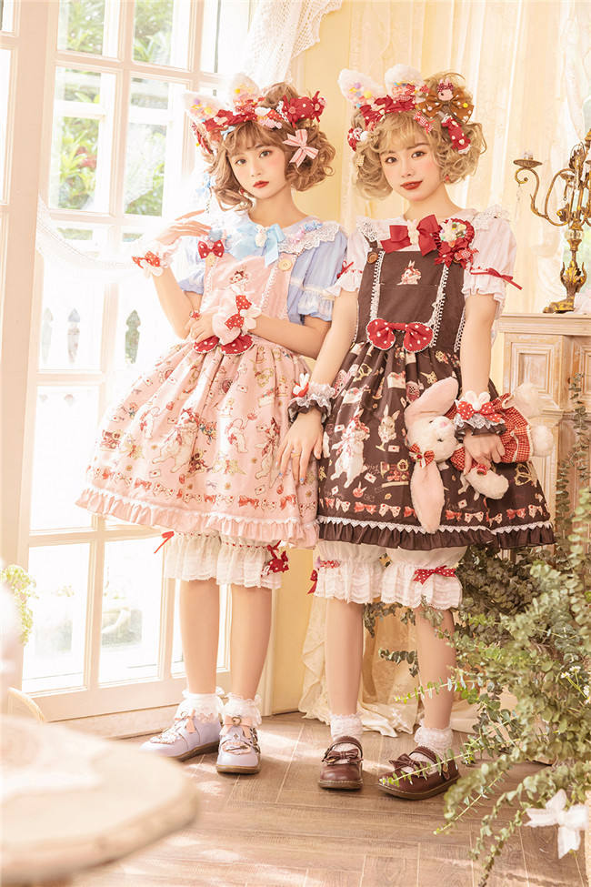 Miss Point ~The Tailor Rabbit Lolita Salopette  Beige Size S In Stock