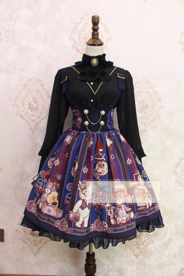 Alice Girl~ Steampunk Bear&Gear~ Lolita Salopette