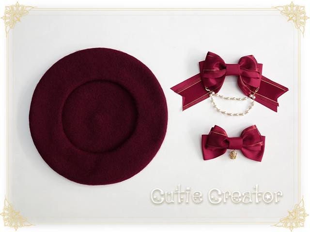 Cutie Creator ~Vasilisa~ Bowknot Lolita Beret