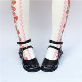 Coffee Low Heels Lolita Shoes