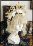 Gothic Rococo The Sick Rose Crown Headdress Set -Ready Made