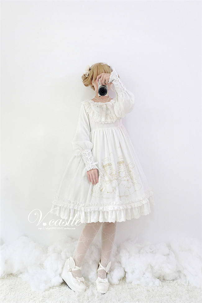Little Angel~ Classic Lolita OP Dress -out