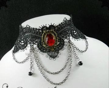 Gothic Lace Lolita Choker 4 colors