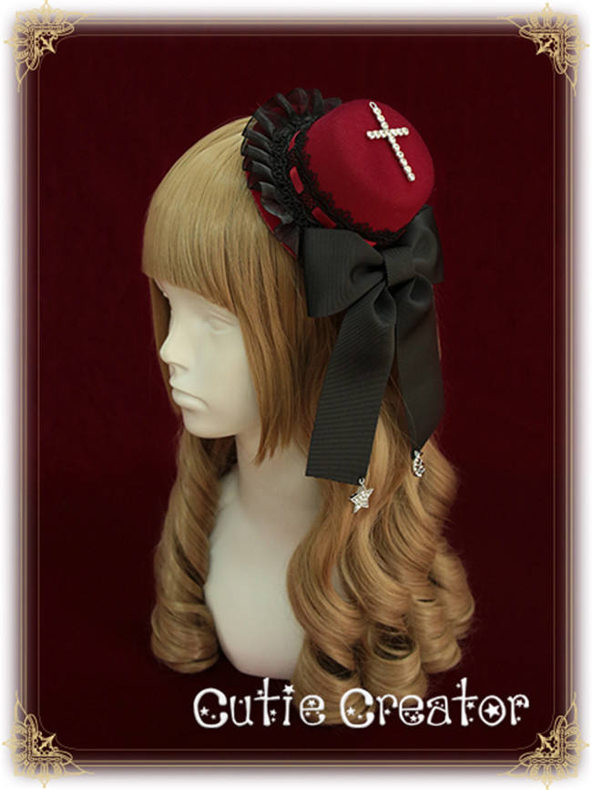 Cutie Creator ~Singular Canon~ Cross Lolita Minihat -In Stock