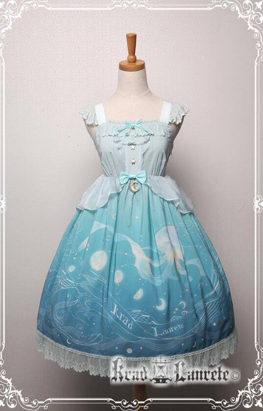 Lost in Sea Blue~ Lolita OP/JSK Short Version/Long Version -Pre-order Closed