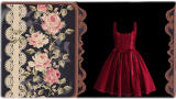 lolita Red Wine Gift~ Sweet Unicolor Lolita Jumper Dress