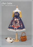 Dear Celine ~Little Red Riding Hood and Mr. Wolf Lolita Salopette -Ready Made