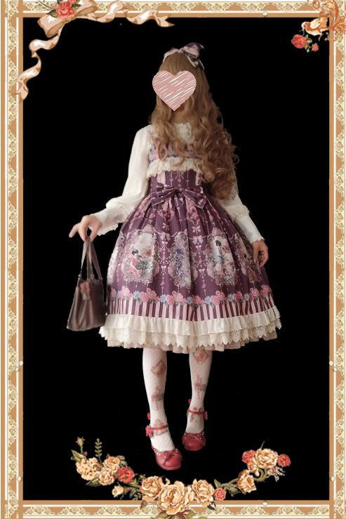 Flower Fairy~ Sweet Lolita JSK + Headbow - In Stock