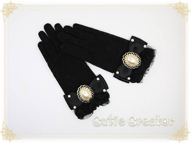 Sweet Dreamer Pearl Lace Lolita Gloves