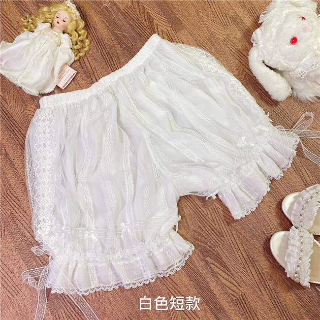 Summer Lace Chiffon Lolita Bloomer -Ready Made