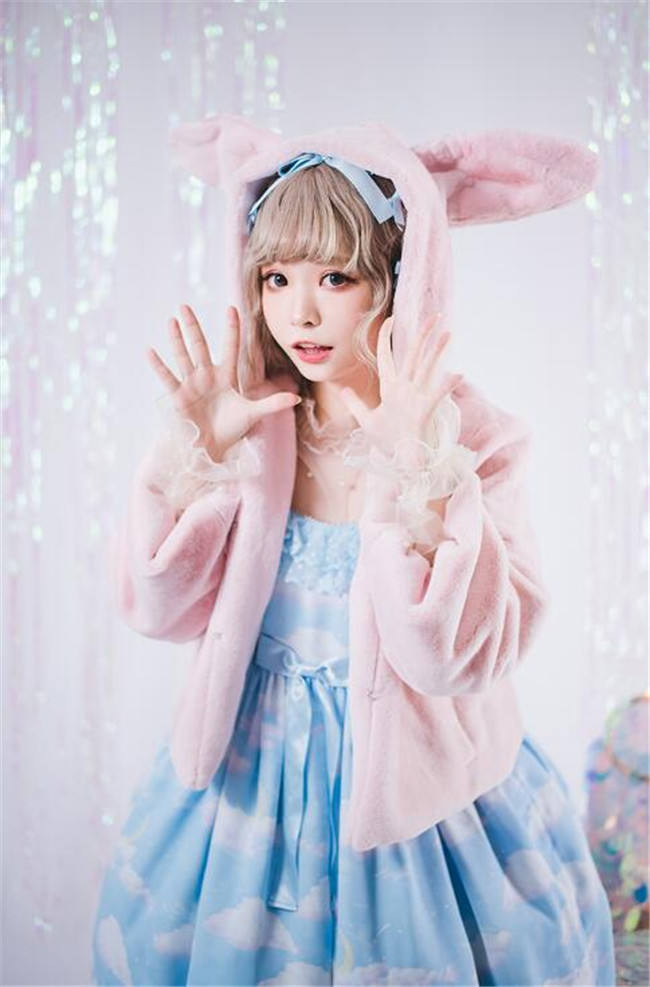 The Rabbit/The Bear~ Sweet Thickening Lolita Short Coat -Pre-order Closed