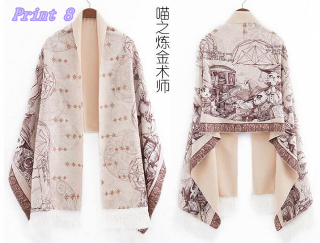 Vintage Classic Thickening  Shawl/Scarf 16 patterns-out