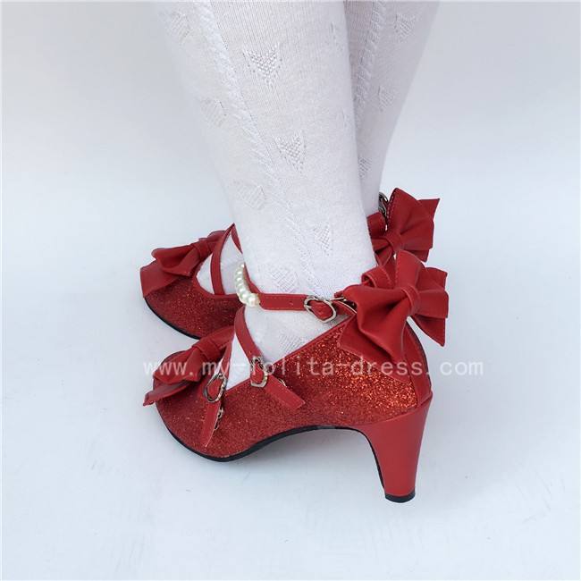 Antaina Tea Party Glitter Lolita Shoes