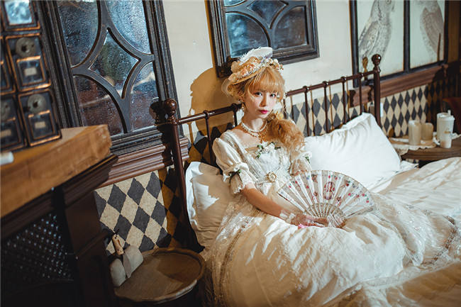 Miss Point ~ Salley Garden Empire Embroidery Lolita OP SP - Custom Tailor