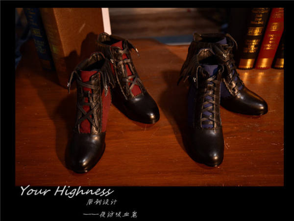 Interview With The Vampire~ Gothic Lolita Short Boots - Pre-order Closed