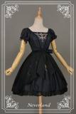 Neverland Lolita Chiffon Overskirt Black In Stock