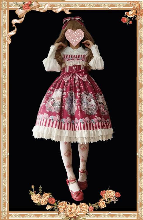 Flower Fairy~ Sweet Lolita JSK + Headbow - In Stock