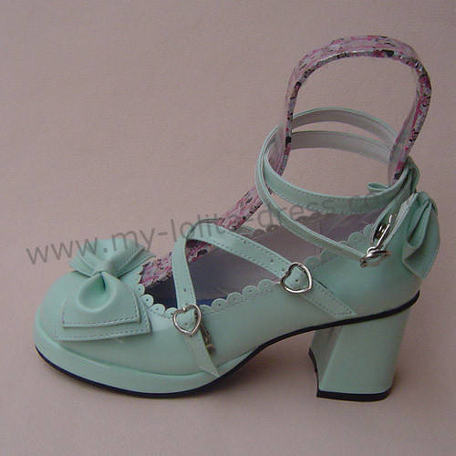 Coffee Bow Lolita Shoes