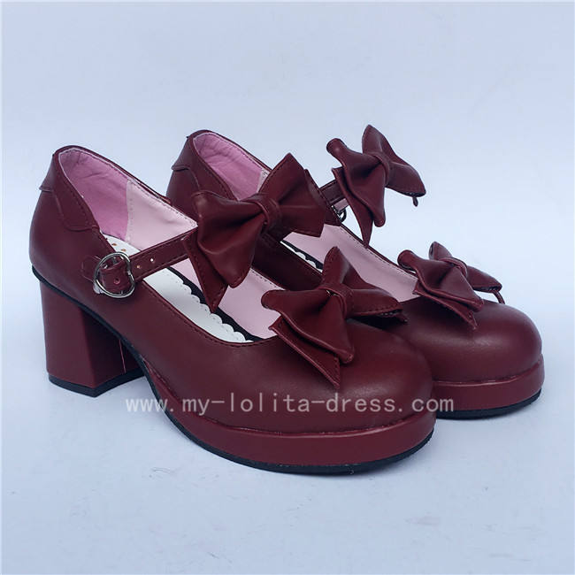 Sweet Chocolate Lolita Heels Shoes