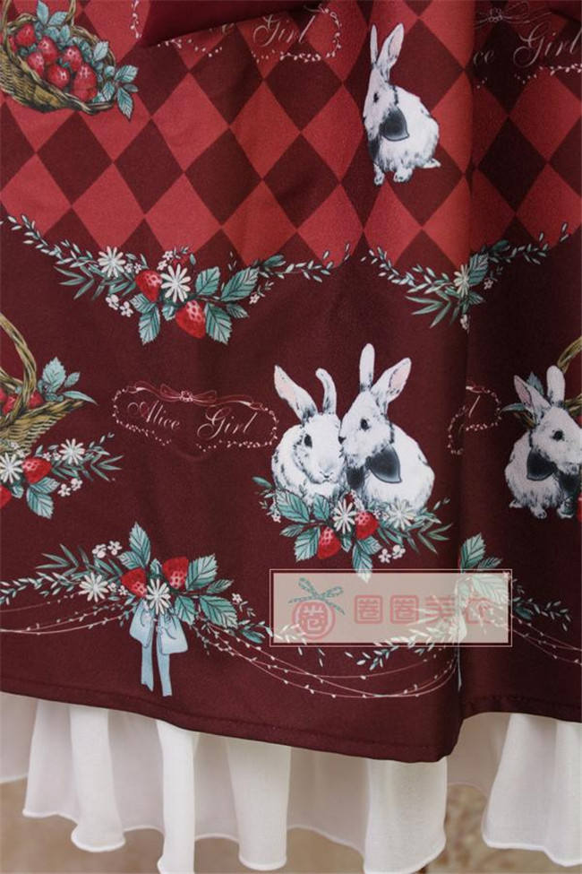 Alice Girl~ Strawberry&Rabbit~ Lolita JSK Dress