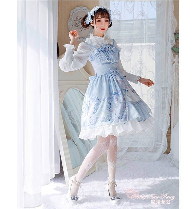 Magic Tea Party ~Swan Lake~ Classic Lolita OP/JSK-Ready Made