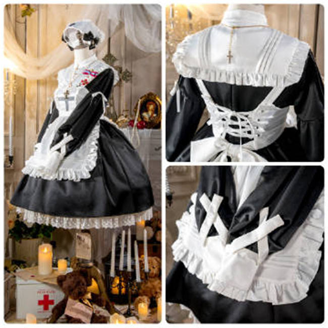 Luna Planetarium ~Lighting Angel~ Long Sleeves Lolita OP -Ready Made