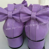 Sweet Pink Lolita Heels Shoes with Bows