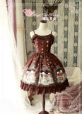 The Musician In Bremen Town ~ Lolita Printed JSK Dress