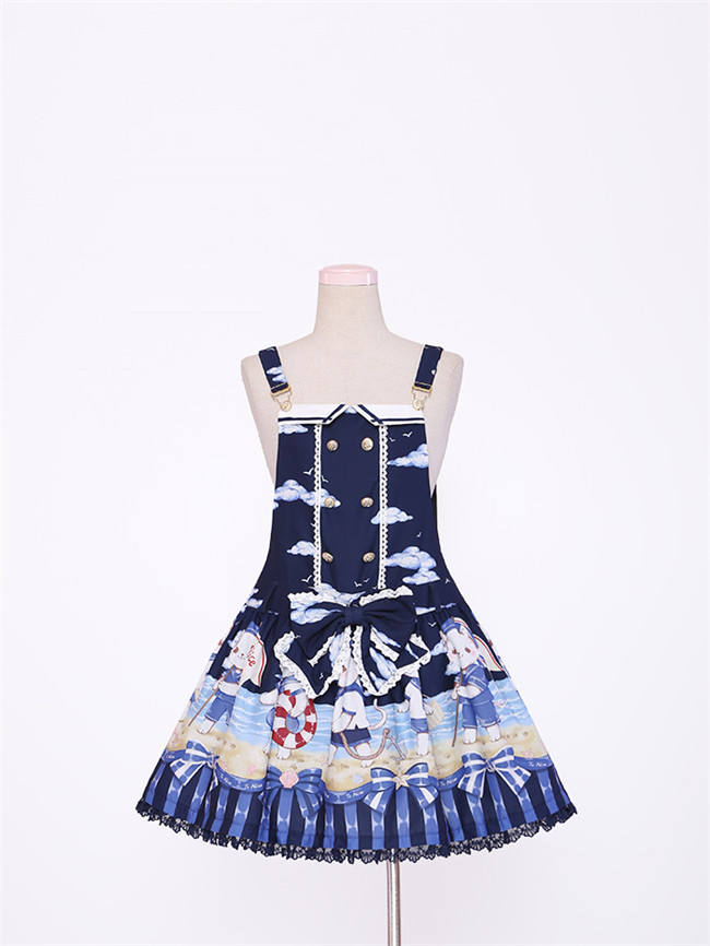 Tommy Bear ~ Kitty Sailor Cute Lolita JSK