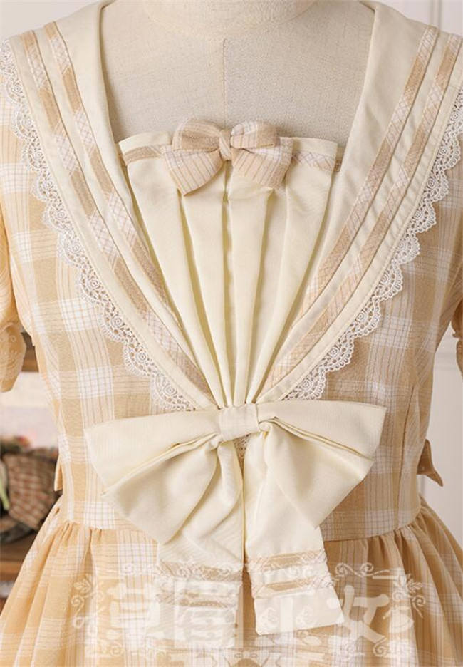 Strawbery Witch ~Sailor Style Gingham Lolita OP