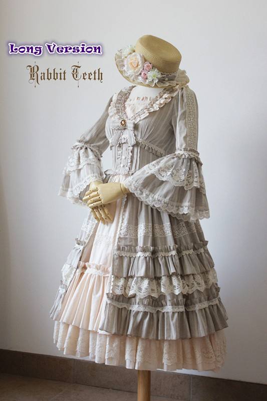 Rabbit Teeth ~Myosotis Sylvatica~ Vintage Classic Lolita OP Dress - Pre-order Closed