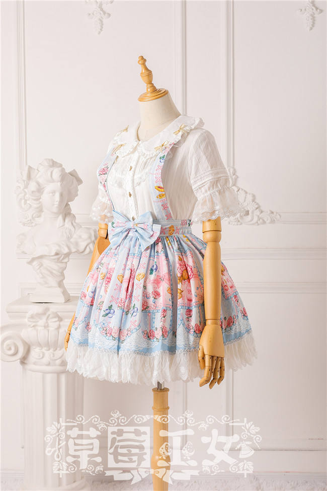 Strawbery Witch ~Blueberry Fruit~ Lolita Skirt