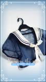R-series -Luna in the Sea- Sailor Collar Organza Lolita Bolero-out