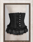 Ista Mori ***Crown of The Elves*** Fishbone Lolita Corset -OUT