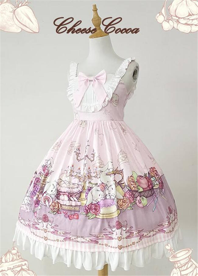 Afternoon Tea Rabbit Sweet Slight High Waist Jumper